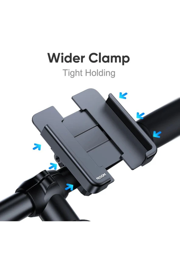 SUPORTE Gidon Bağlantılı Motosiklet Ve Bisiklet Için Full Metal Gövdeli Telefon Tutucu 4.7-7.0 inç JoyRoom ürün görseli 1