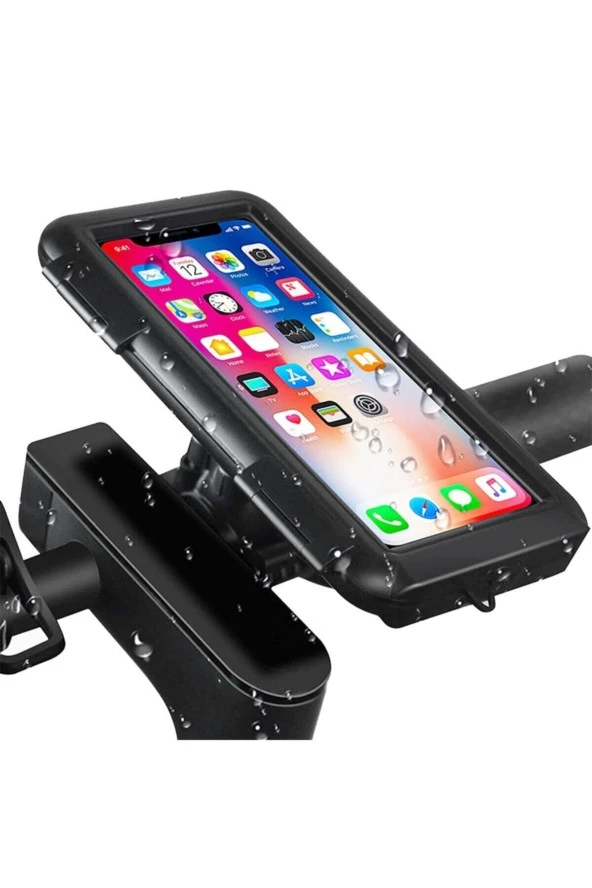 resolut Motosiklet Telefon Tutucu Bisiklet Telefon Tutucu Su Geçirmez Pfs 4.9-6.5 Inç ürün görseli 1