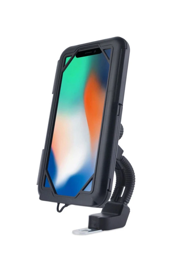 Powertec Gidon Bağlantı Suporte Xl Motosiklet Bisiklet Telefon Tutucu Su Geçirmez 5.5-7.0 Inç Arası ürün görseli 1