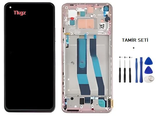 Xiaomi Mi 11 LİTE Lcd Ekran Dokunmatik Orijinal Kalite ÇITALI GOLD + TAMİR SETİ ürün görseli 1