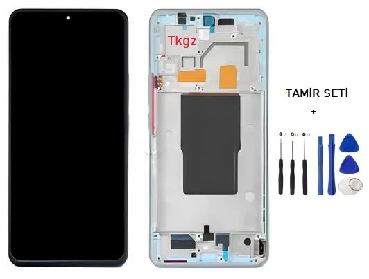Xiaomi Mİ 10T Lcd Ekran Dokunmatik Orijinal Kalite ÇITALI MAVİ + TAMİR SETİ ürün görseli 1