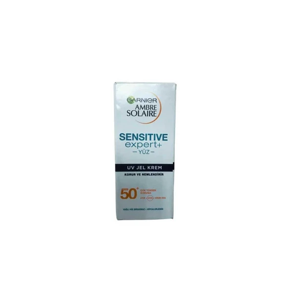 Garnier Ambre Solaire Sensitive Expert Güneş Koruyucu Jel Krem SPF50+ 50ml ürün görseli 1