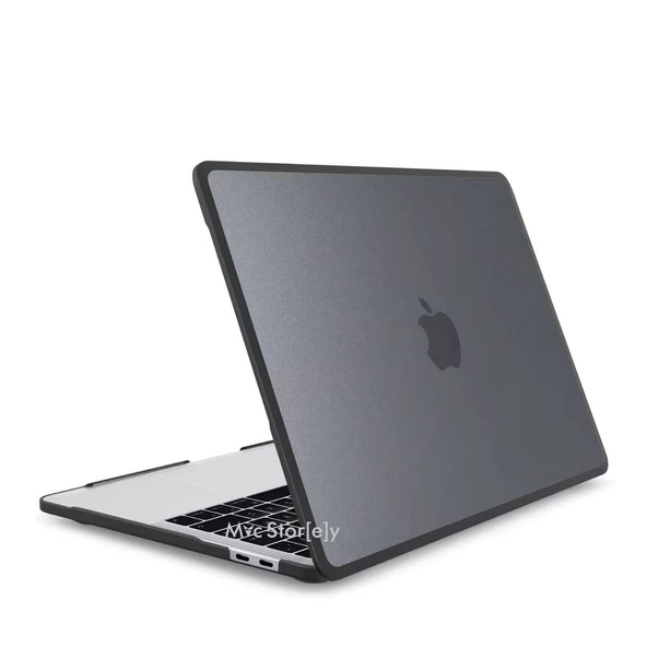 MacBook Air 13.6 M5 M4 M M2 Outdoor Shockproof Hibrit Hard Case TPU Bumper Anti Fingerprint Kılıf ürün görseli 1