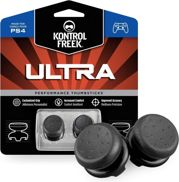 Cosmostech Kontrolfreek ULTRA PS5/PS4 Uyumlu Analog Başlık Thumbsticks - Performans Yükseltici ve Koruyucu ürün görseli 1