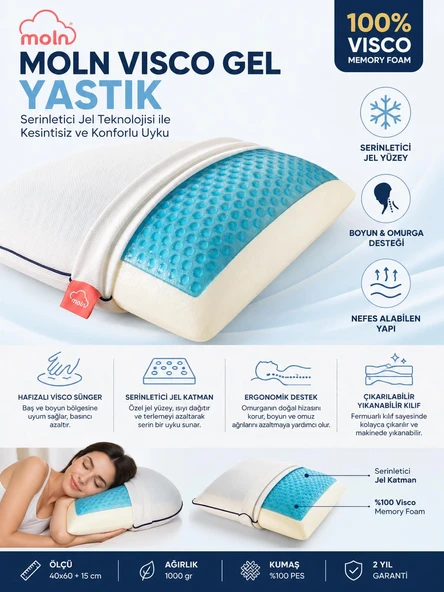 Moln Visco Gel Yastık ürün görseli 1