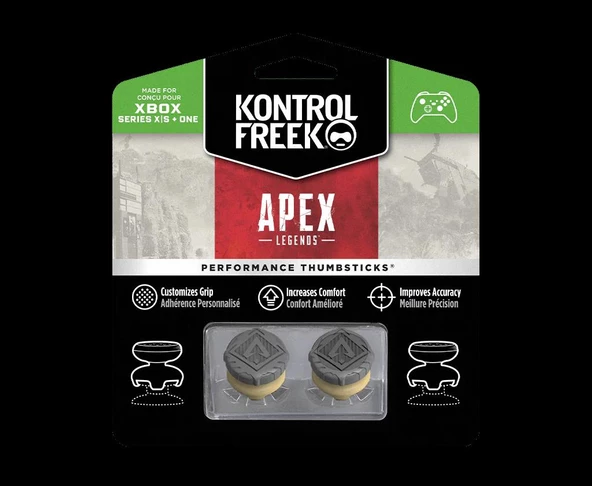 Cosmostech Kontrolfreek APEX LEGENDS XBOX Series X I S ve ONE Uyumlu Analog Başlık Thumbsticks - Performans Yükseltici ve Koruyucu ürün görseli 1