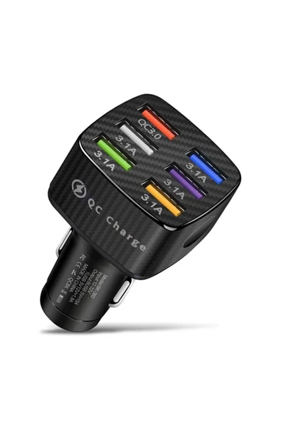KESEROĞLU Usb 6 giriş araç hızlı şarj cihazı ( tüm telefonlara uygundur) ürün görseli 1