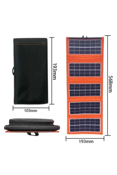 KESEROĞLU Taşınabilir Portatif Solar Güneş Paneli Usb Girişli Katlanabilir ürün görseli 1