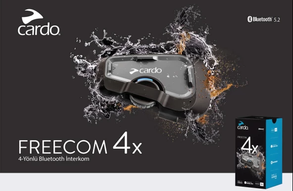 CARDO FREECOM 4X JBL BLUETOOTH VE INTERCOM (TEKLİ PAKET) - Resim 7