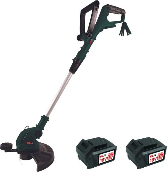 Klpro KLBMB18-50 18V/5AH. Çift Akülü Misinalı Çim Biçme Makinesi ürün görseli 1