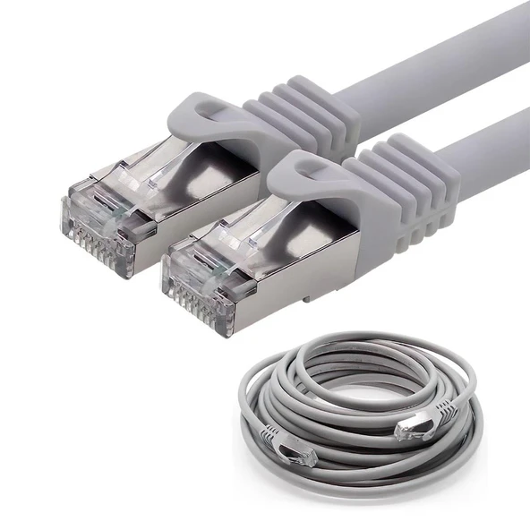 Powermaster İnternet Kablosu 2 Metre Cat7 Ethernet Kablosu Rj45 23 Awg Soket Jackları Takılı Hazır Kablo ürün görseli 1