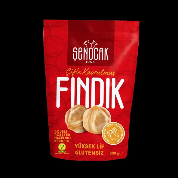Çifte Kavrulmuş Fındık Paket 200gr ürün görseli 1