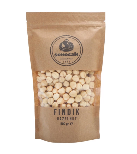 Kavrulmuş Fındık Kağıt Doypack 500gr ürün görseli 1