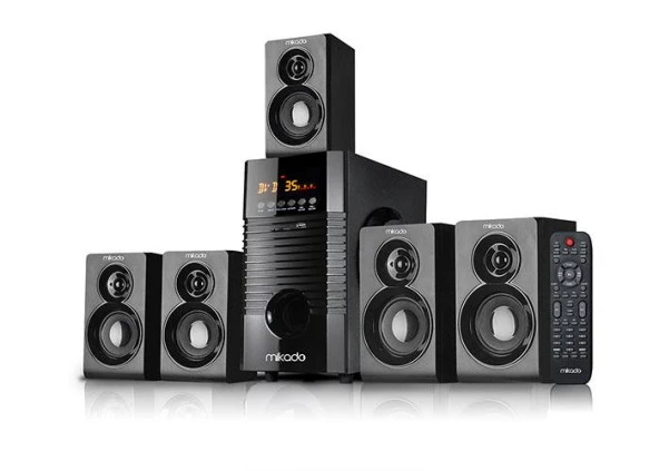 Mikado Md-856 5+1 Usb+Sd+Fm Destekli Multimedia Bluetooth Speaker ürün görseli 1