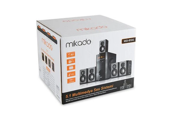 Mikado Md-856 5+1 Usb+Sd+Fm Destekli Multimedia Bluetooth Speaker - Resim 4