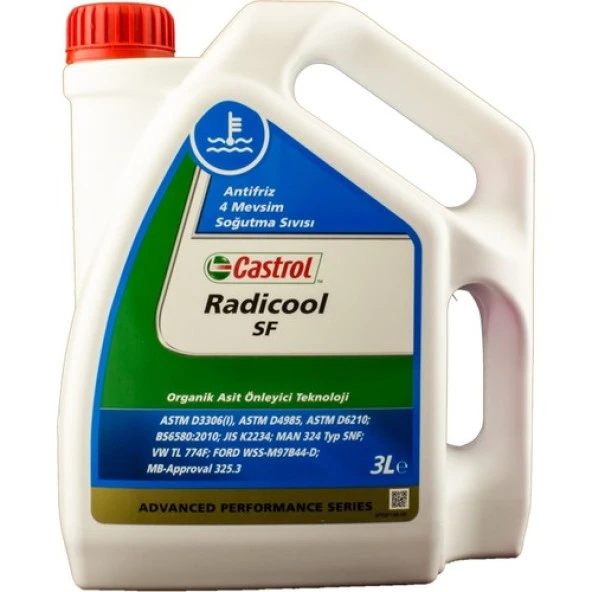 Castrol Radicool Sf Kırmızı Antifriz 3 Lt ürün görseli 1