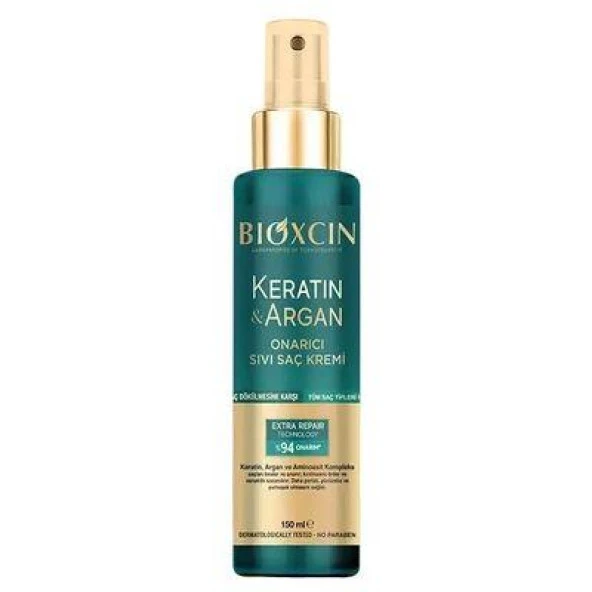 Bioxcin Keratin & Argan Onarıcı Sıvı Saç Bakım Kremi 150 ml ürün görseli 1
