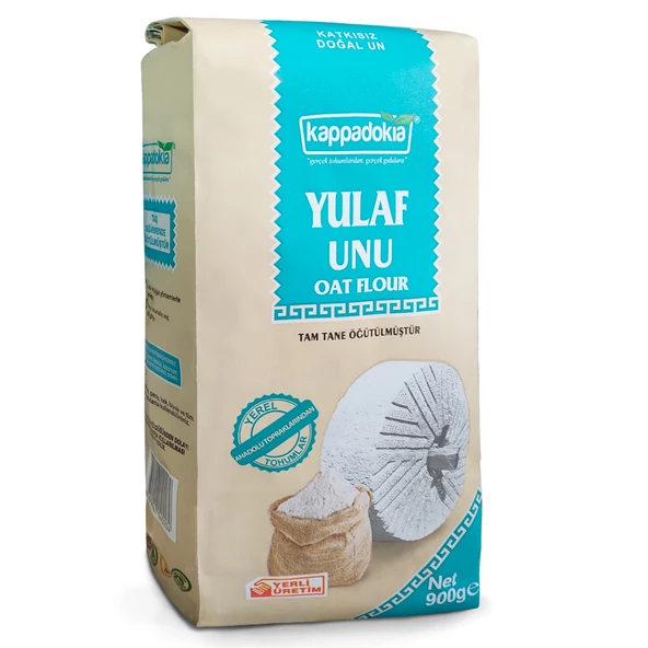 Kappadokia, Tam Öğütülmüş Yerli Yulaf Unu - 900 gr ürün görseli 1