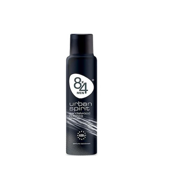 8X4 DEO MEN-150ML- URBAN SPRIT ürün görseli 1