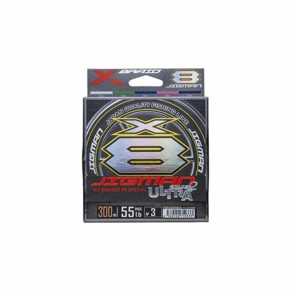 YGK Jigman Ultra PE X8 300m 45LB 0,260mm ürün görseli 1