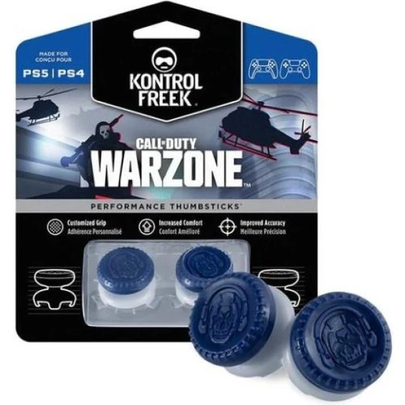 Cosmostech Kontrolfreek Call Of Duty WARZONE PS5/PS4 Uyumlu Analog Başlık Thumbsticks - Performans Yükseltici ve Koruyucu ürün görseli 1