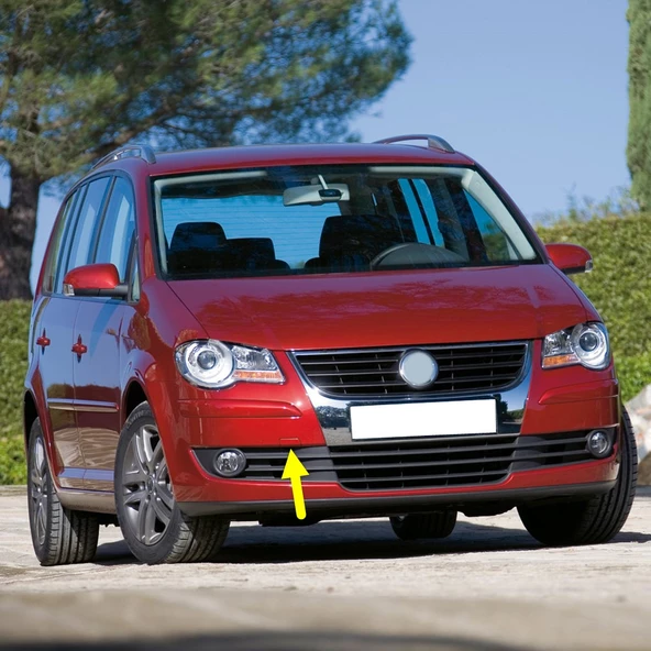 VW Touran 2007-2010 Ön Tampon Çeki Çekme Demiri Kapağı 1T0807241B ürün görseli 1