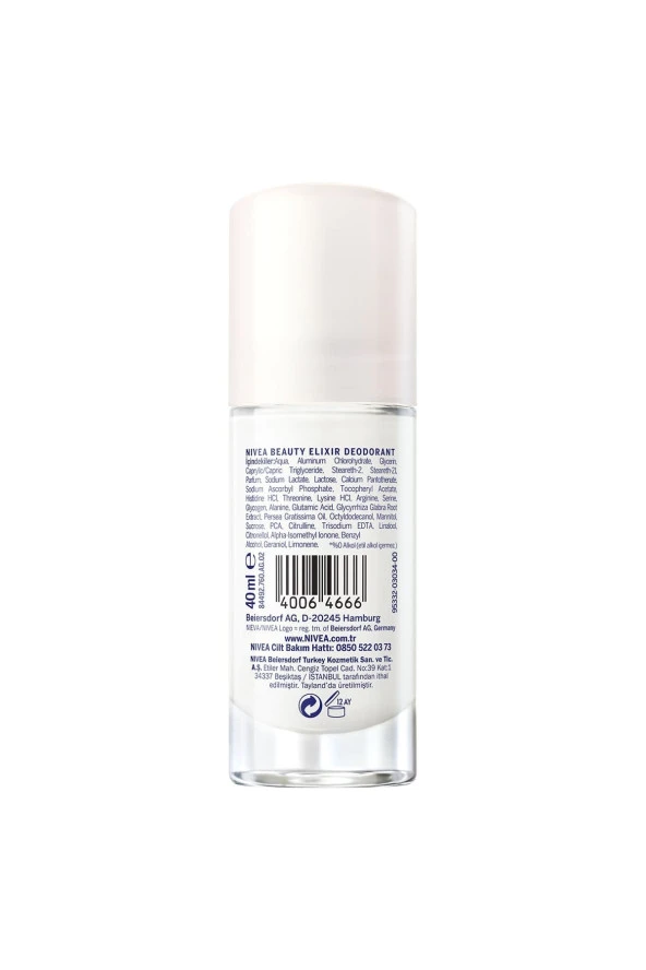 NIVEA ROLL ON BAYAN BEAUTY ELIXIR FRESH 40 ML - Resim 3