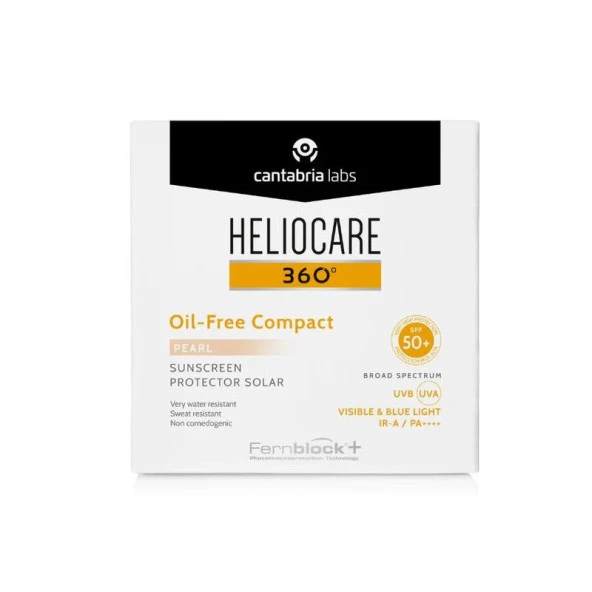 Heliocare 360 Oil Free Compact Pearl Güneş Koruyucu Kompakt 10gr ürün görseli 1