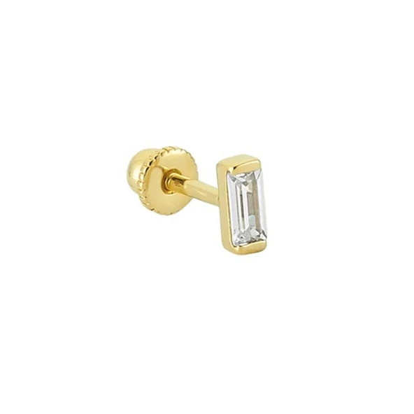 925 Ayar Gümüş Tragus Piercing - Resim 6