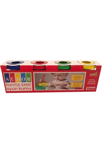 SÜDOR OYUN KUMU 4*120 GR 4 LÜ ürün görseli 1