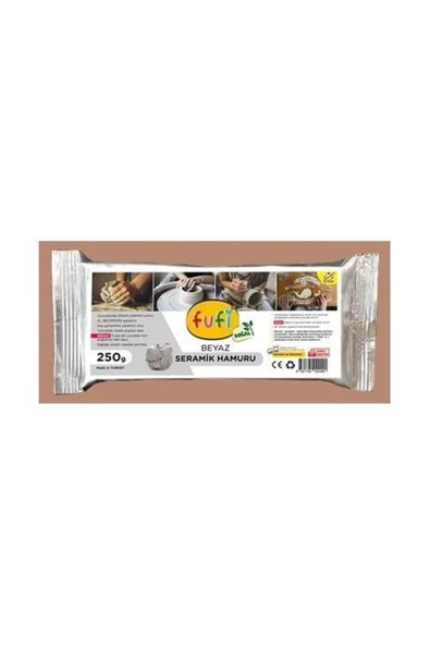 FUFİ  SERAMİK HAMURU 250 GR BEYAZ ürün görseli 1