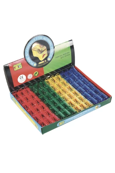 Kalemtraş Mini Hazneli 12 Adet ürün görseli 1