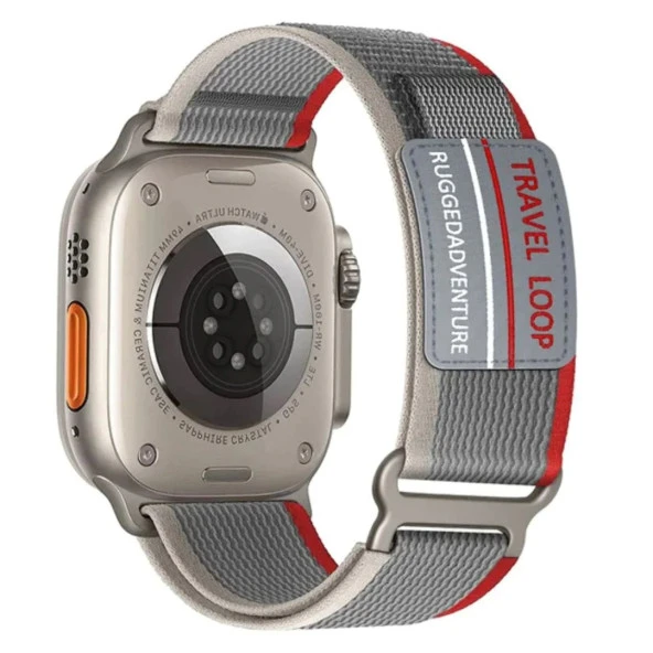 Cda Store Apple Watc 44-45-49 mm Uyumlu Alice Travel Loop Kumaş Kordon ürün görseli 1