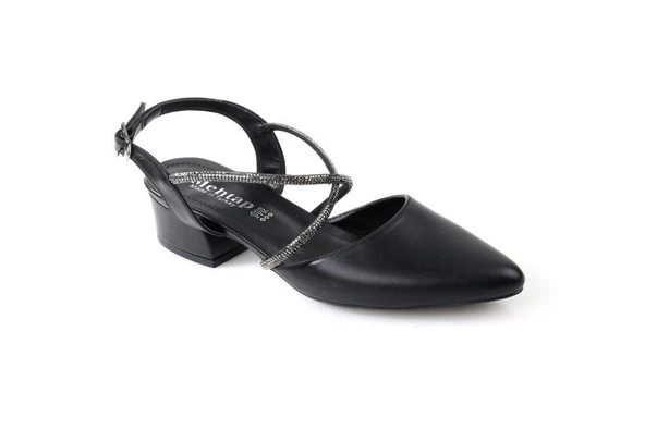 Papuçcity Mhtp 02717 3,5 Cm Topuklu Kadın Stiletto Ayakkabı ürün görseli 1