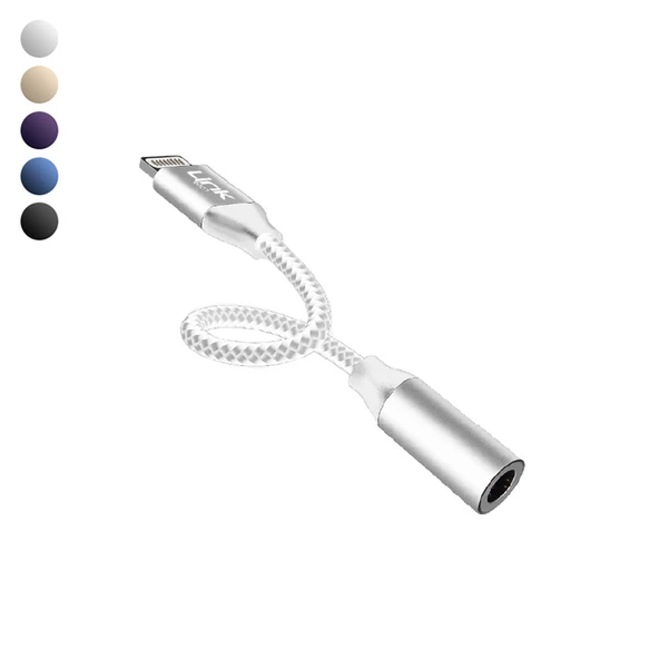 LinkTech A199 iPh Lightning - 3.5mm Tak-Çalıştır Kulaklık Kablosu ürün görseli 1