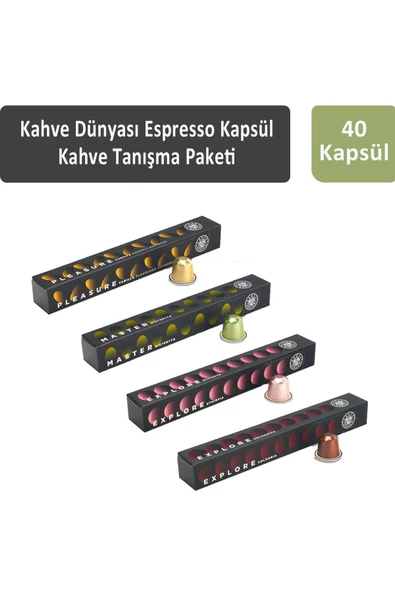Kahve Dünyası Espresso Kapsül Tanışma Paketi 40 Kapsül ürün görseli 1