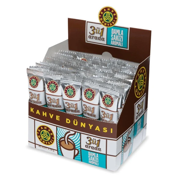 Kahve Dünyası 3ü1 Arada Damla Sakızlı 40 x 18 gr ürün görseli 1