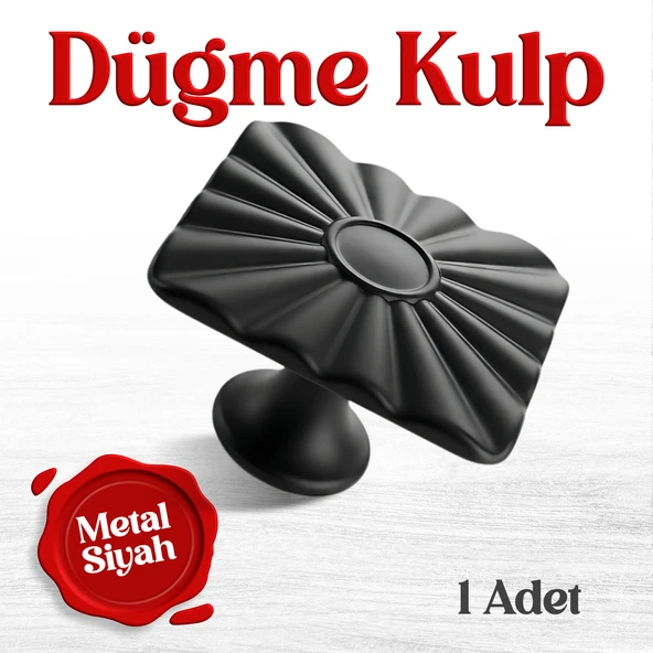 Güneş Kare Düğme Mat Siyah Kulp Mobilya Mutfak Dolabı Çekmece Dolap Kulpları Kapak Kulpu Kulb Metal ürün görseli 1