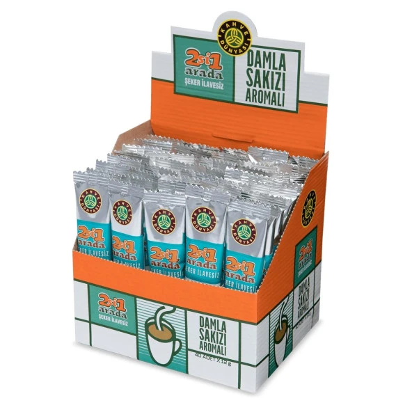 Kahve Dünyası 2si1 Arada Damla Sakızlı 40 x 12 gr ürün görseli 1