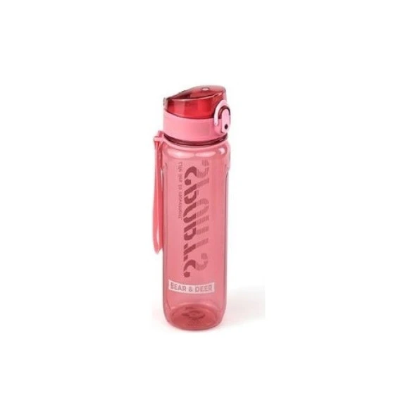 Bear & Deer B&d Otomatik Kapak Matara 650 ml Pembe ürün görseli 1