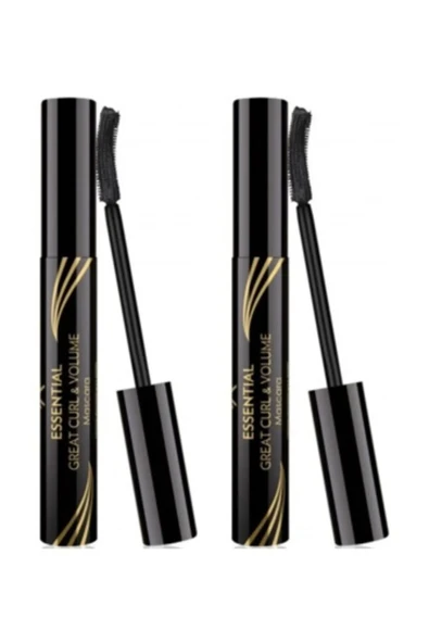 Golden Rose Kıvrım & Hacim Etkili Siyah Maskara - Essential Great Curl & Volume Mascara x 2 Adet ürün görseli 1