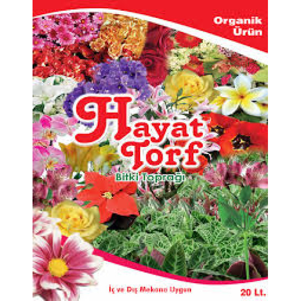 torf toprağı HAYAT TORF 20 LT LİK ürün görseli 1