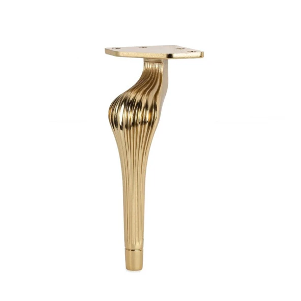 Ottoman Lüx Metal Ayak 21 cm Altın Mobilya Koltuk Ayağı ürün görseli 1