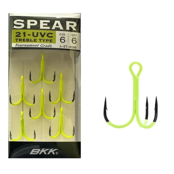 BKK Spear-21 UVC Üçlü Olta İğnesi - Resim 2