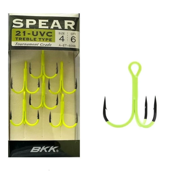 BKK Spear-21 UVC Üçlü Olta İğnesi - Resim 3