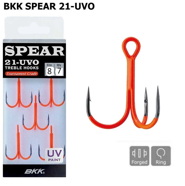 BKK Spear-21 UVO Üçlü Olta İğnesi - Resim 4