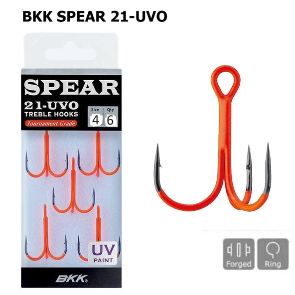 BKK Spear-21 UVO Üçlü Olta İğnesi - Resim 3