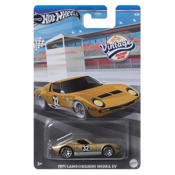 Hot Wheels Vintage Cars 1971 Lamborghini Miura SV HRV03 ürün görseli 1