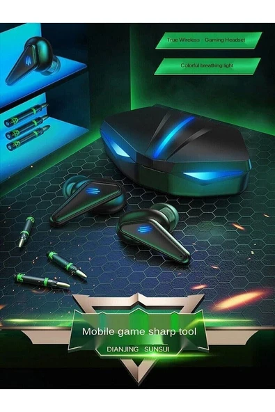 AbaTech NOVA 9 HUAWEİ - NOVA Y90 HUAWEİ UYUMLU K55 KABLOSUZ LED IŞIKLI OYUNCU BLUETOOTH KULAKLIK ürün görseli 1