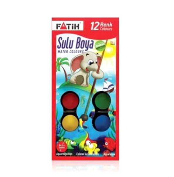 Fatih Sulu Boya 12Li ürün görseli 1